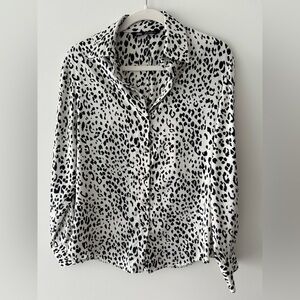 Zara Leopard Print Blouse